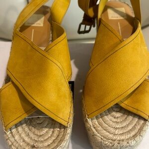 Dolce Vita espadrille nubuck yellow